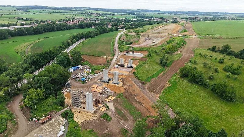 Úsek D35 Džbánov-Litomyšl, červen 2025