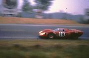 Pedro Rodríguez v kabině Ferrari při 24 hodin Le Mans 1969.