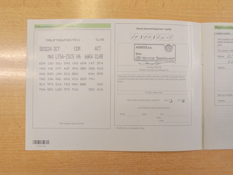 Škoda Octavia (2015) ČR 1.6TDI 66KW – PO SERVISU - fotka 34 z 37
