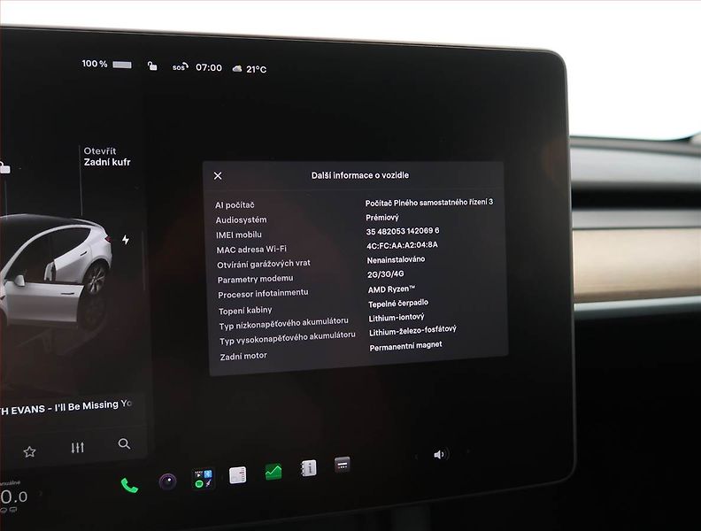 Tesla Model Y (2023) RWD LFP 60kWh, SoH 94% - fotka 26 z 33