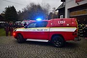 Hasiči z Kytlic představili nové zásahové vozidlo.