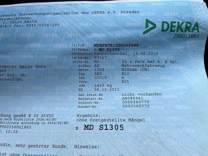 Nissan Micra (2011) 1.2 i Klima - fotka 17 z 20