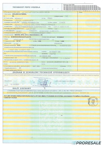 Renault D WIDE 430 EURO 6 - valník s p - fotka 12 z 12