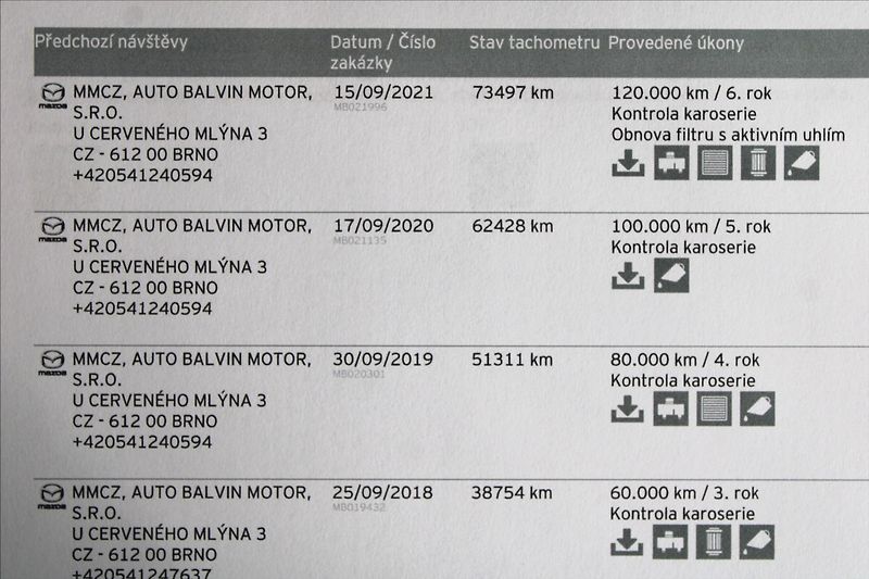 Mazda 3 2,0 i  NOVÉ V ČR,1.MAJITEL - fotka 24 z 25