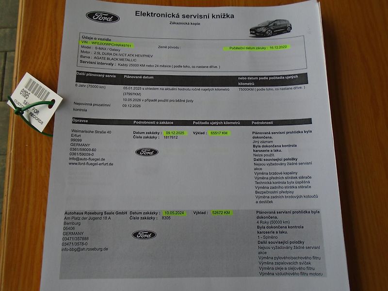 Ford S-MAX 2.5 Duratec FHEV ST-Line 140kW - fotka 40 z 46