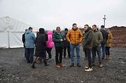Slavnostní zahájení stavby dalšího úseku dálnice D7 se konalo v pátek 6. prosince v Třebízi.