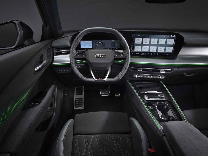 Ovládací jednotka na volantu z modelu Audi Q3