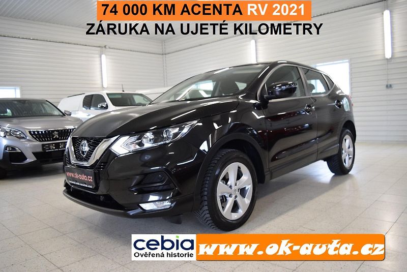 Nissan Qashqai 1.5 DCI ACENTA 74 000 KM-DPH - fotografie inzerátu