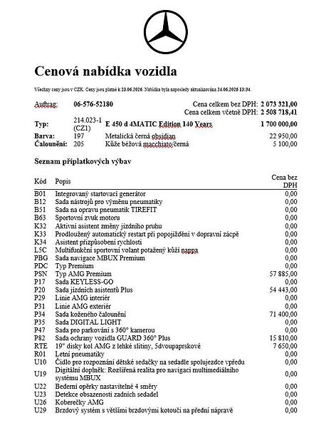 Mercedes-Benz Třídy E (2026) E 450 d 4MATIC - fotka 22 z 24