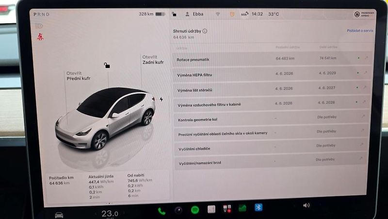 Tesla Model Y (2023) Long Range AWD DE SoH 93,7% TZ - fotka 26 z 34