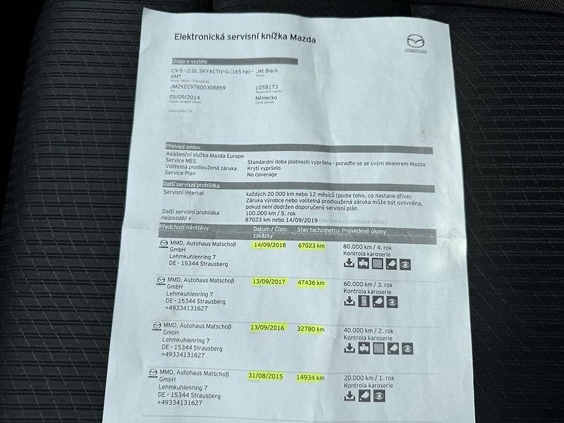 Mazda CX-5 (2014) 2.0i G-165 Navi Digi Klima RVM - fotka 30 z 47