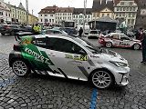 Start 58. ročníku Rallye Šumava na náměstí v Klatovech