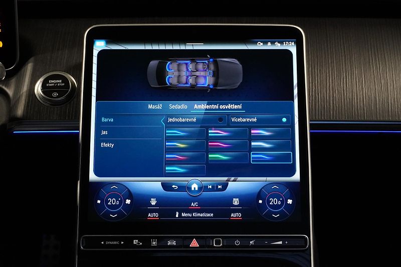 Mercedes-Benz Třídy S S400D,LONG,ČR,ZÁRUKA,MASÁŽ - fotka 34 z 38