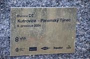Slavnostní zahájení stavby dalšího úseku dálnice D7 se konalo v pátek 6. prosince v Třebízi.