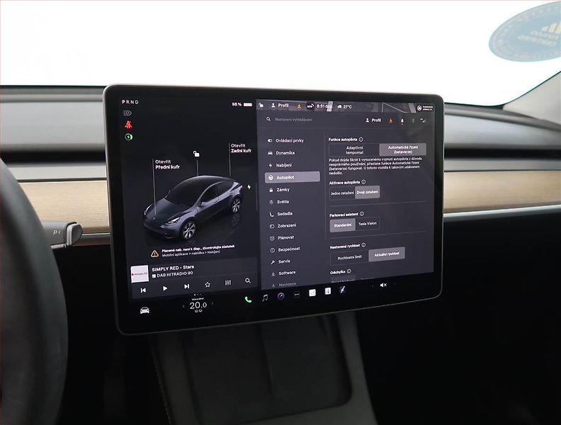 Tesla Model Y (2022) Long Range AWD 79kWh, SoH 92% - fotka 22 z 33