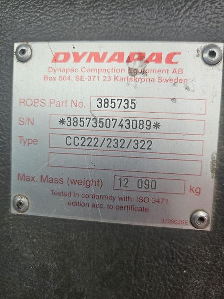 (2007) DYNAPAC CC 232 HF - fotka 7 z 16