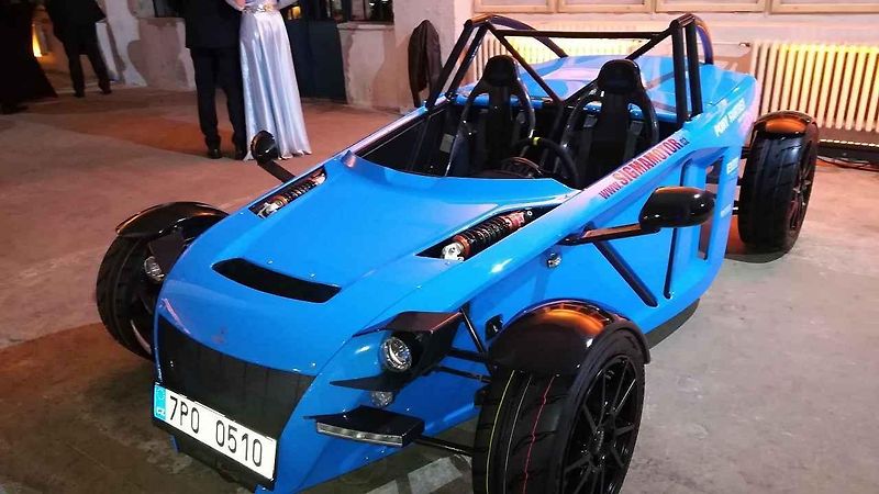 Největší hvězdou byl monopost F1 týmu Haas z roku 2016