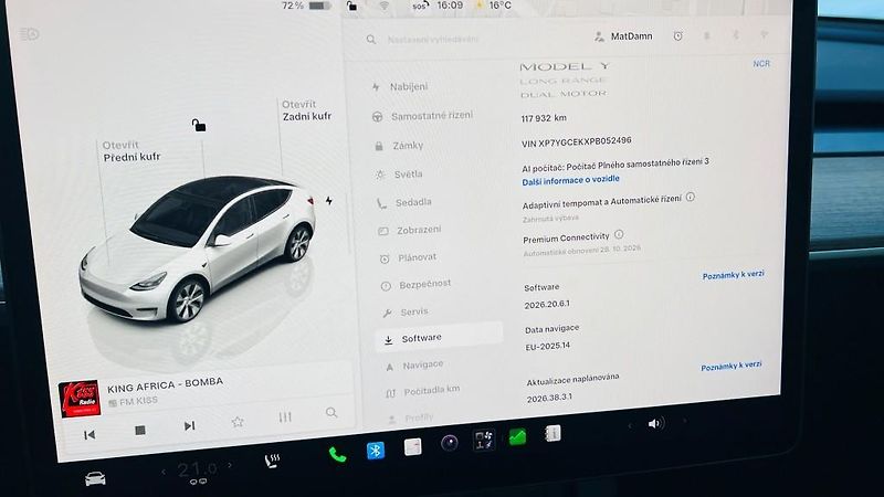 Tesla Model Y (2022) LR AWD Berlin Záruka SoH 93,4% - fotka 41 z 57