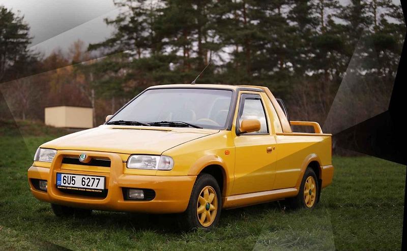 VW Caddy při zkoušce brzd v továrně Škoda Kvasiny