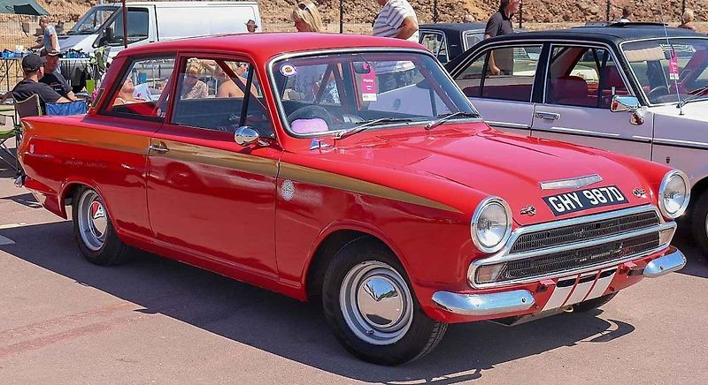 Ford Consul Cortina Mk I z roku 1963. Foto: Wikimedia Commons, Andrew Bone, CC BY 2.0