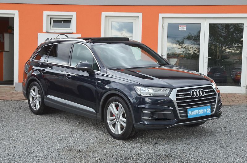 Audi Q7 (2015) 3.0 TDi Quattro S-LINE / ČR - fotka 1 z 47