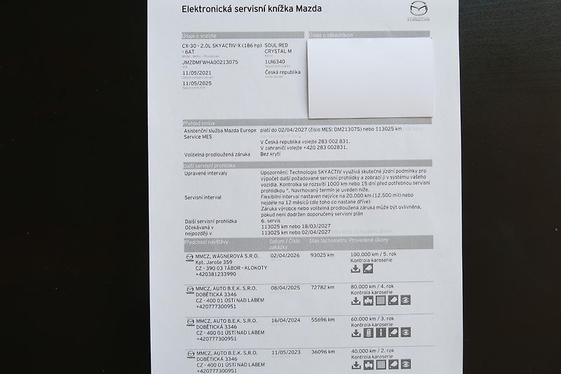 Mazda CX-30 (2021) 2,0 X186 AT AWD GT Plus, Bose - fotka 32 z 33
