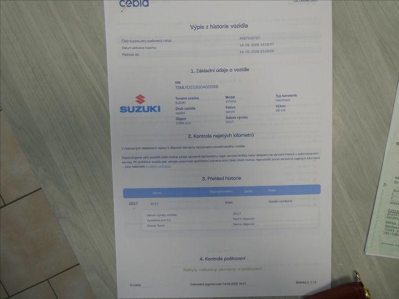 Suzuki Vitara 1,6 VVTi AUTOMAT,serviska,závě - fotka 50 z 50