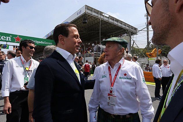 Stewart v depu při Velké ceně Brazílie 2019., zdroj: Wikimedia Commons, Governo do Estado de Sao Paulo, CC BY 2.0