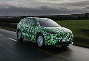 Maskované prototypy elektromobilu Škoda Enyaq
