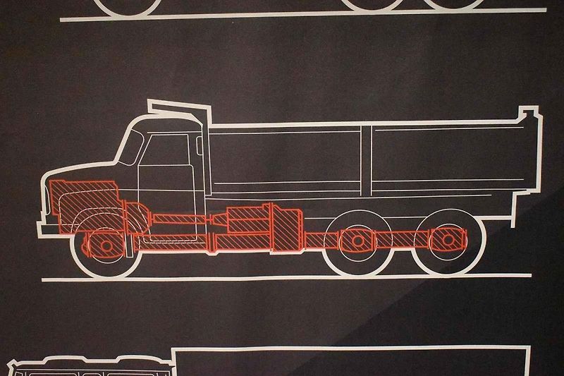 Tatra 11 v muzeu nákladních automobilů v Kopřivnici