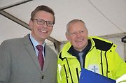 Slavnostní zahájení stavby dalšího úseku dálnice D7 se konalo v pátek 6. prosince v Třebízi.