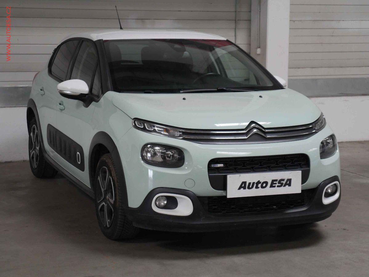 Citroën C3 1.2PT, ČR, AC, temp