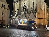 V Olomouci jezdí vánočně nazdobený popelářský vůz, 5. prosince 2025