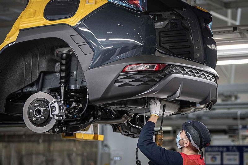 Automobilka Hyundai v Nošovicích, leden 2022.