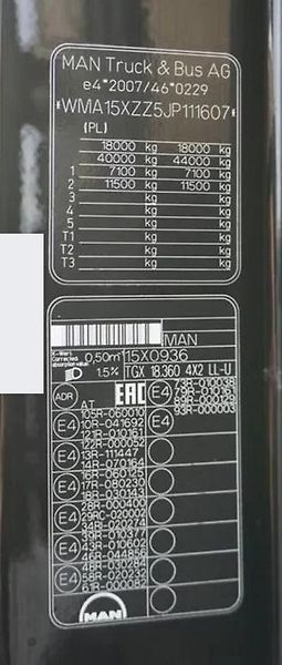 MAN TGX (2018) 18.360 shrnovačka EURO 6 - fotka 16 z 16