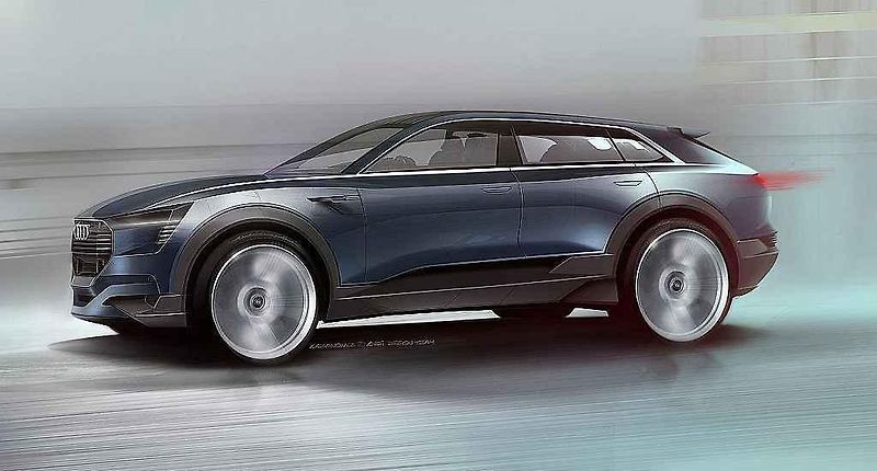 Koncept Audi e-tron quattro.