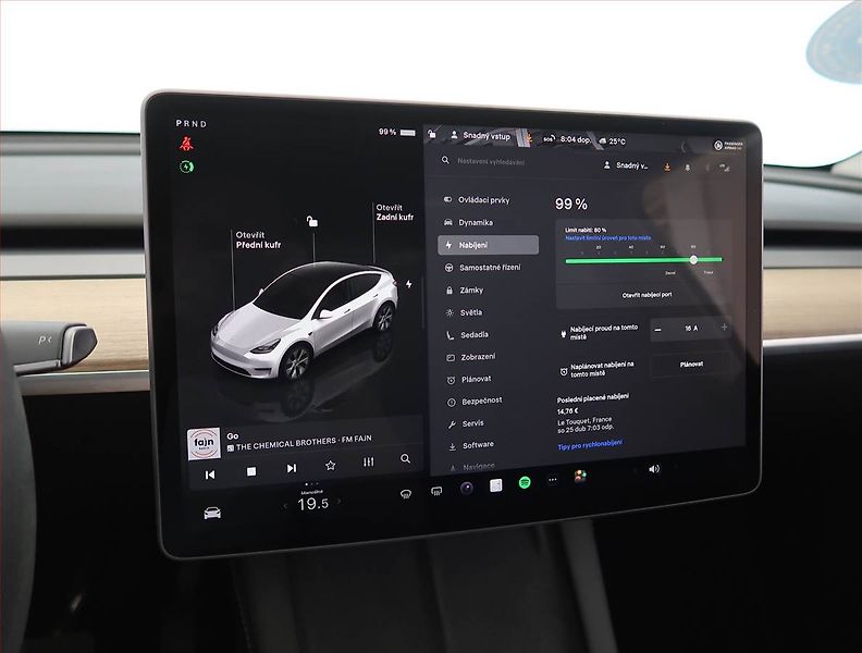 Tesla Model Y (2022) Long Range AWD 79kWh, SoH 93% - fotka 21 z 33