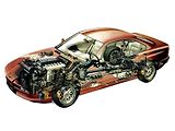 Průřez BMW 850i.