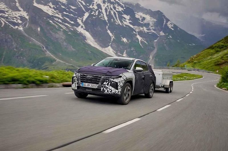 Testování nové generace Hyundai Tucson v Alpách a v Kopřivnici