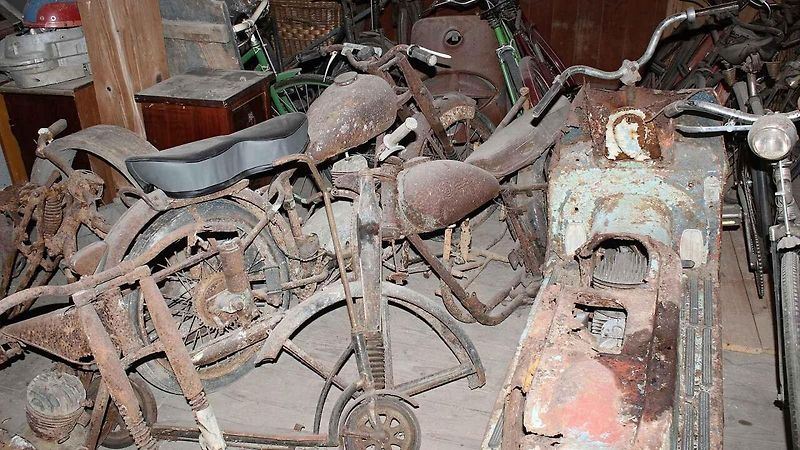 Kouzelný mlýn v Hradčanech otevírá muzejní expozici zapomenutých a ztracených motocyklů a strojů.