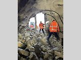 Proražení tunelu Homole na D35.