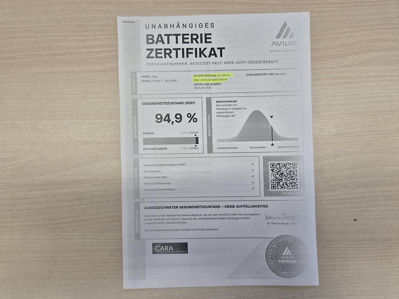Tesla Model Y RWD 220kw 19ALU SOH 95% - fotka 20 z 49