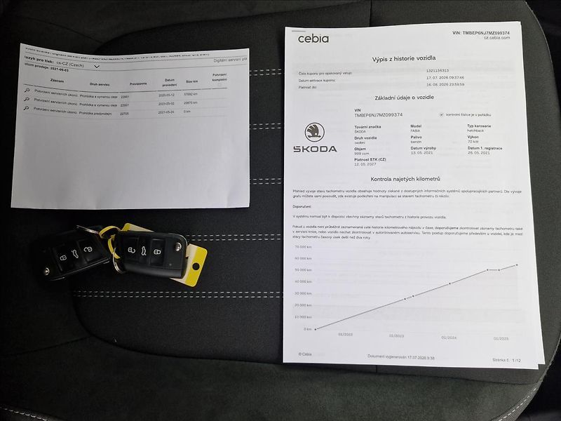 Škoda Fabia 1.0TSI Style, původ ČR,1.Maj. - fotka 46 z 48