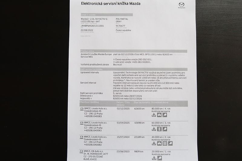 Mazda 3 HB 2,0 G150 AT, Bose,serv.,DPH - fotka 27 z 28