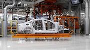 Prostorový rám nadcházející generace Audi A8.