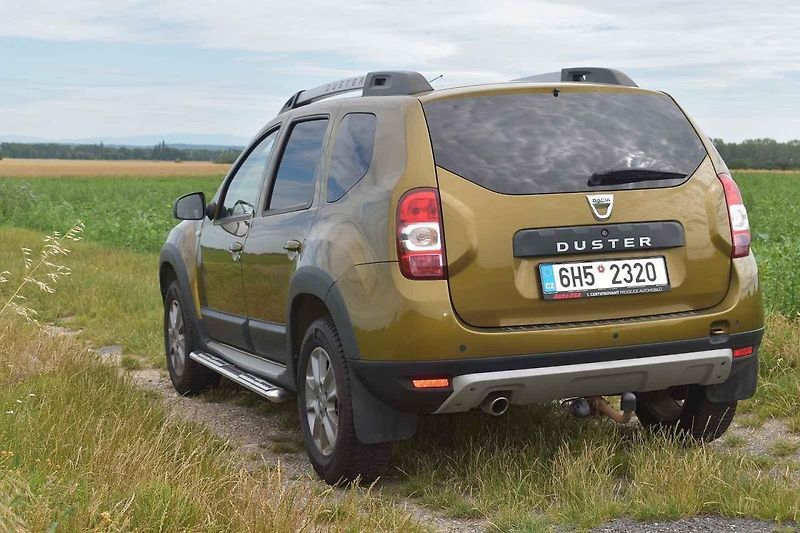 Testovaná Dacia Duster byla po pěti letech provozu v dobrém stavu