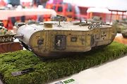 Další pohled na model tanku K-Wagen v měřítku 1:35.