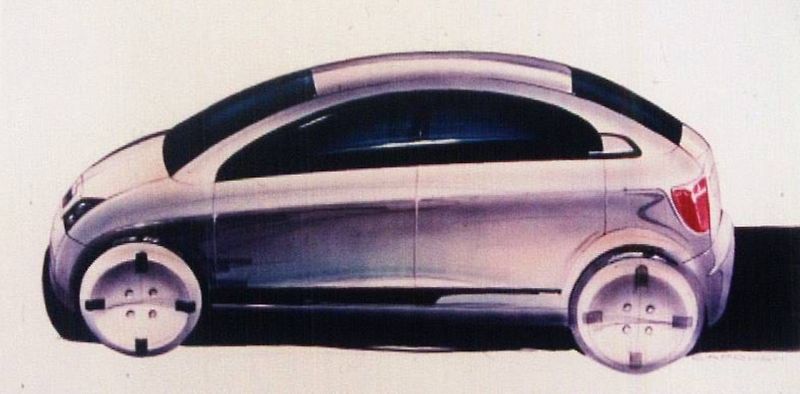 Návrh tehdejšího šéfa designu Luca Donkerwolkeho