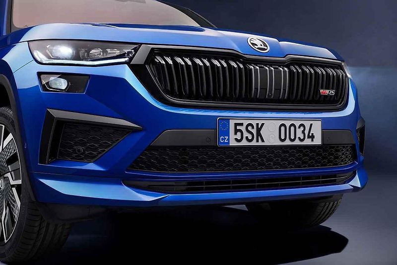 Příď Kodiaqu je teď modernější a více ladí s ostatními modely značky