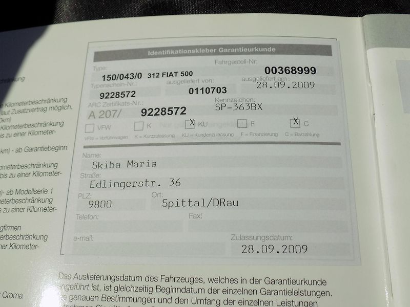 Fiat 500 1,2I 51 KW LOUNGE AUTOKLIMA - fotka 37 z 42